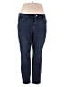 Simply Vera Vera Wang Solid Blue Jeans Size 18W - photo 1