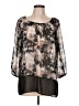 AB Studio Gray 3/4 Sleeve Blouse Size L - photo 1