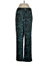 Tea & Cup Animal Print Teal Casual Pants Size S - photo 1