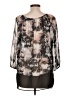 AB Studio Gray 3/4 Sleeve Blouse Size L - photo 2
