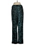 Tea & Cup Animal Print Teal Casual Pants Size S - photo 2