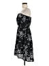 Studio Y 100% Polyester Stars Black Cocktail Dress Size M - photo 5