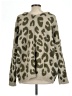 Pol Animal Print Green Pullover Sweater Size L - photo 2