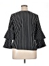 Bold Elements Black 3/4 Sleeve Blouse Size XL - photo 2