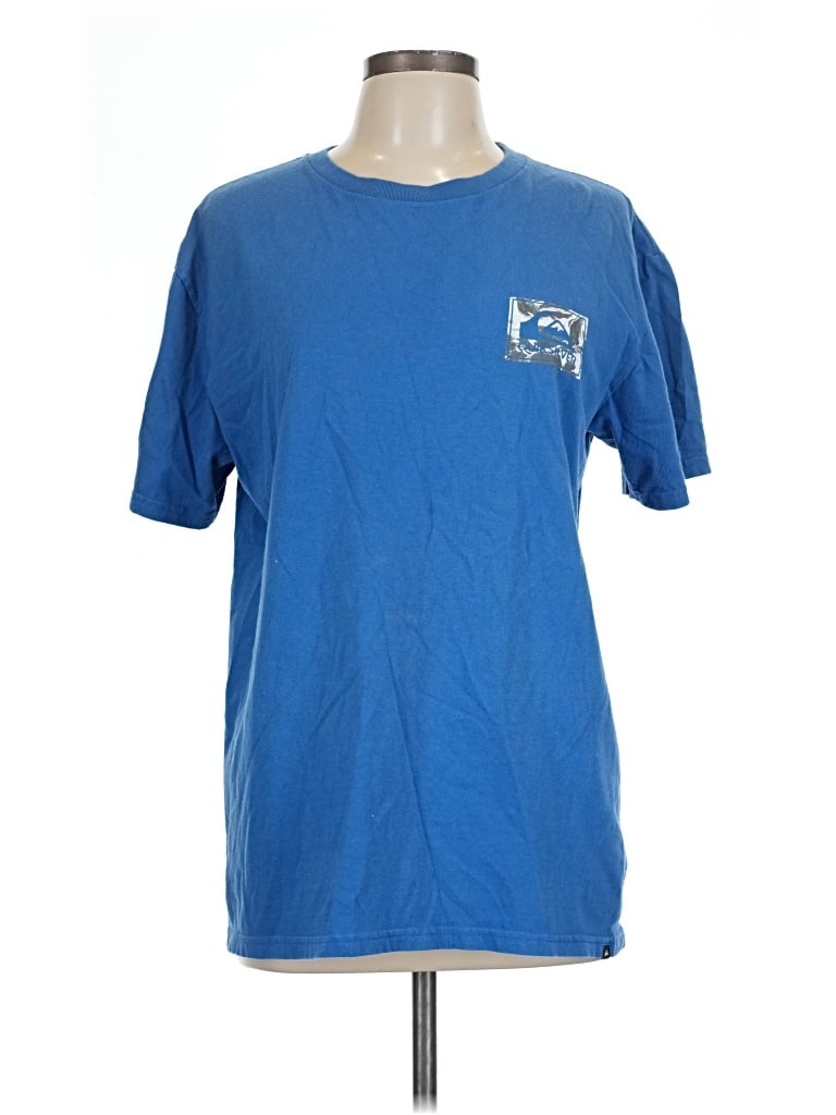 Pre-owned Quiksilver Short Sleeve T-shirt In Blue