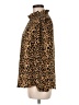 J.Crew 100% Polyester Animal Print Brown Long Sleeve Blouse Size M - photo 5