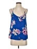 Everly Blue Sleeveless Blouse Size S - photo 1