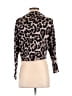 She + Sky Brown 3/4 Sleeve Top Size S - photo 2