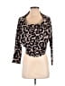 She + Sky Brown 3/4 Sleeve Top Size S - photo 1