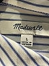 Madewell 100% Cotton Stripes Silver Long Sleeve Button-Down Shirt Size L - photo 7