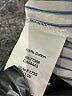 Madewell 100% Cotton Stripes Silver Long Sleeve Button-Down Shirt Size L - photo 8