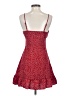 Shein 100% Polyester Hearts Red Cocktail Dress Size 4 - photo 2