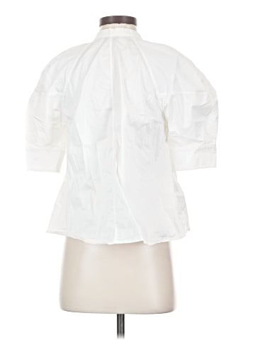Cos 3/4 Sleeve Button-Down Shirt (view 2)