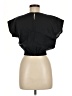 Aura Black Short Sleeve Top Size M - photo 2
