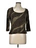 Cartise Brown 3/4 Sleeve Top Size 10 - photo 1