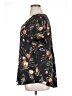 DR2 100% Polyester Floral Black Short Sleeve Blouse Size XL - photo 5