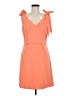 BCBGeneration Solid Orange Cocktail Dress Size 6 - photo 1