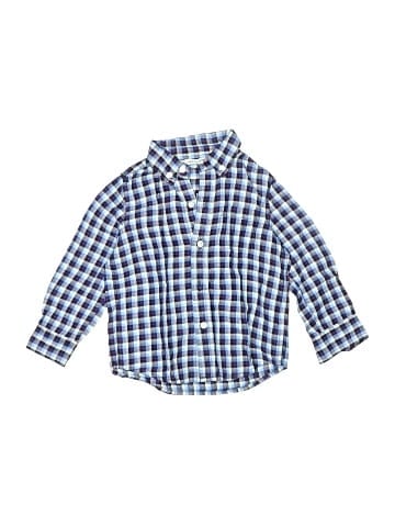 Janie and Jack Long Sleeve Button-Down Shirt (view 1)