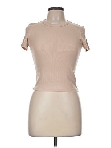 Pink Rose Short Sleeve Turtleneck (view 1)