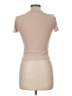 Pink Rose Tan Short Sleeve Turtleneck Size M - photo 2