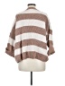 Entro 100% Polyester Stripes Brown Pullover Sweater Size M - photo 2