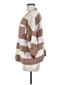 Entro 100% Polyester Stripes Brown Pullover Sweater Size M - photo 5