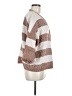 Entro 100% Polyester Stripes Brown Pullover Sweater Size M - photo 4