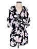 Umgee 100% Polyester Floral Black Casual Dress Size M - photo 1
