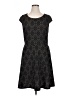 AGB Argyle Black Casual Dress Size XL - photo 1