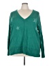 Lovesick 100% Cotton Stars Green Pullover Sweater Size 3X Plus (3) - photo 1