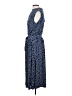 Leota Polka Dots Blue Casual Dress Size XS - photo 5