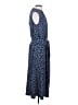 Leota Polka Dots Blue Casual Dress Size XS - photo 4