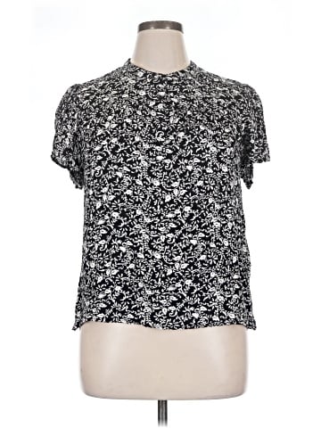 Lucky Brand Short Sleeve Blouse (view 1)