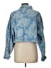 Topshop 100% Cotton Blue Denim Jacket Size 10 - photo 2