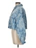 Topshop 100% Cotton Blue Denim Jacket Size 10 - photo 5
