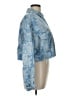 Topshop 100% Cotton Blue Denim Jacket Size 10 - photo 4