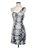 Bebe Silver Cocktail Dress Size S - photo 1
