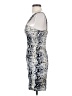 Bebe Silver Cocktail Dress Size S - photo 5