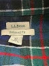 L.L.Bean 100% Cotton Plaid Blue Long Sleeve Button-Down Shirt Size XS - photo 7