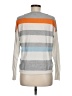 Vince Camuto Stripes Gray Pullover Sweater Size M - photo 2