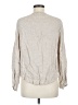 Cloth & Stone Silver Long Sleeve Blouse Size M - photo 2