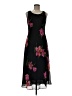 Studio 1 100% Polyester Floral Black Cocktail Dress Size 8 - photo 1