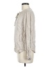 Cloth & Stone Silver Long Sleeve Blouse Size M - photo 5