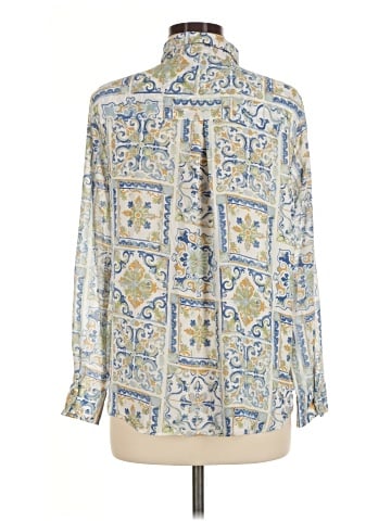 Rose + Olive Long Sleeve Blouse (view 2)