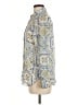 Rose + Olive 100% Polyester Paisley Ivory Long Sleeve Blouse Size M - photo 5