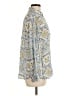 Rose + Olive 100% Polyester Paisley Ivory Long Sleeve Blouse Size M - photo 4
