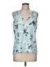 Nordstrom Teal Sleeveless Blouse Size M - photo 1