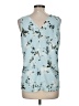 Nordstrom Teal Sleeveless Blouse Size M - photo 2