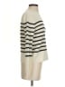 MNG Stripes Ivory Pullover Sweater Size S - photo 4
