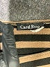 Carol Rose Brown 3/4 Sleeve Top Size M - photo 7